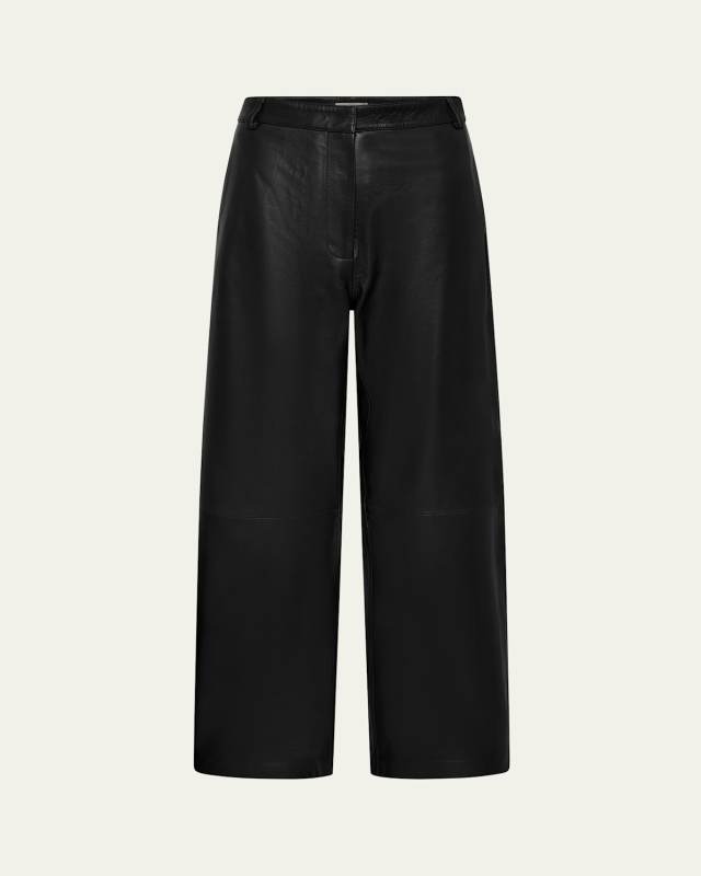 Leather Balloon Pants